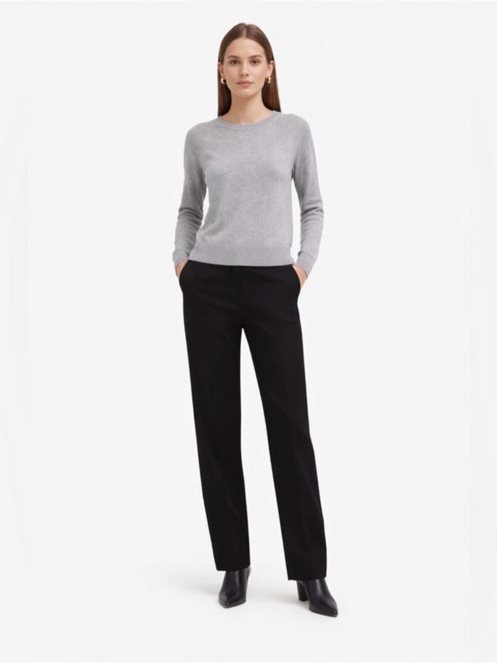 Banana Republic Crewneck Sweater - Light Gray